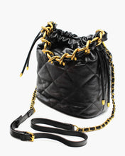 Load image into Gallery viewer, Glossy Rich Textured Leather Bag with Brass Hardware
