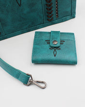 Load image into Gallery viewer, Turquoise Western Tote Bag
