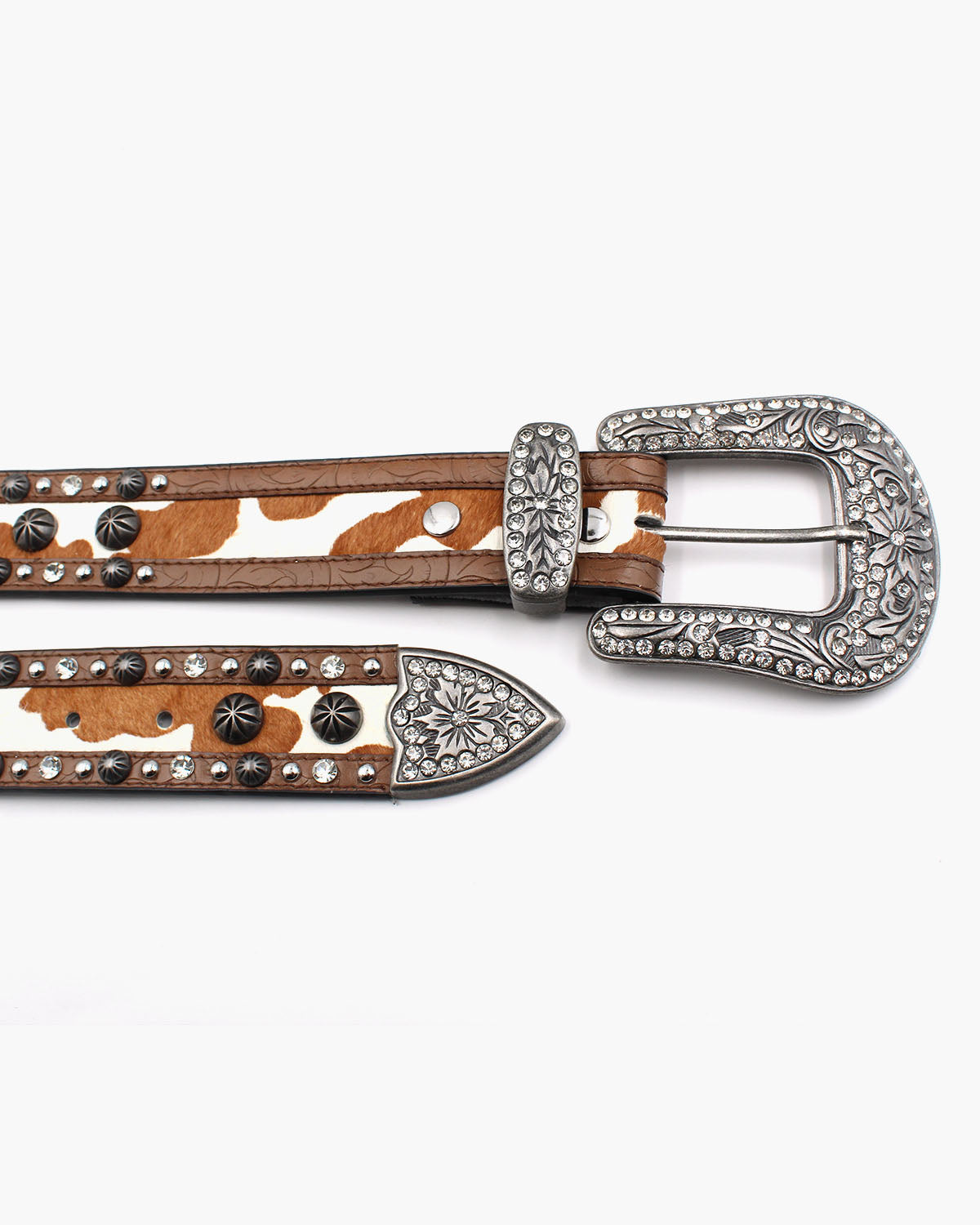 Western Cow Print Brown Belt – Sam Moon Trading