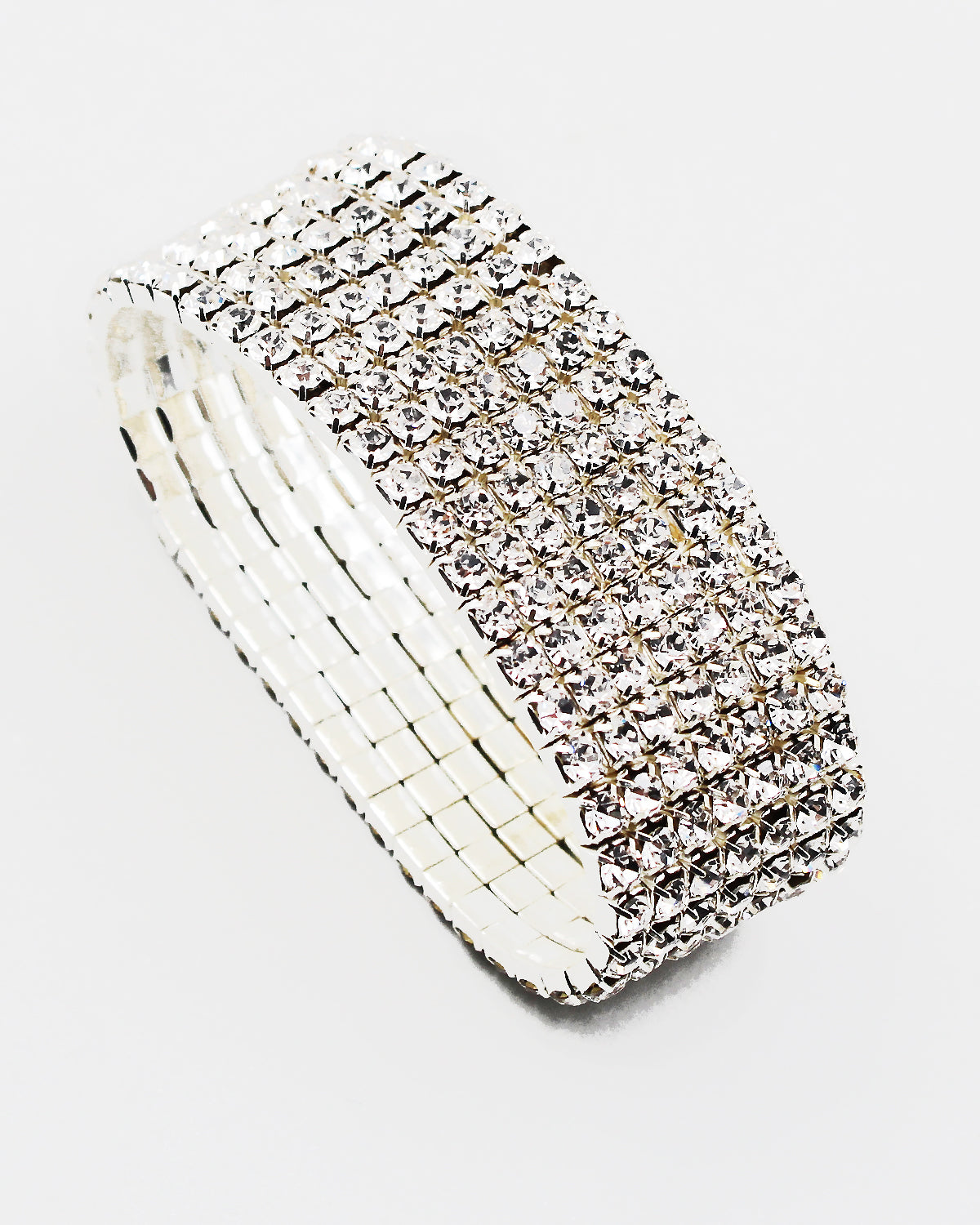 【STONEHENgE】Silver Material Stick Bar Bracelet SC24B15T Silver Square Twist Bracelet, Explore Handcrafted Silver