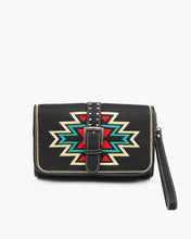 Load image into Gallery viewer, Embroidered Aztec Crossbody Crossbody/Clutch
