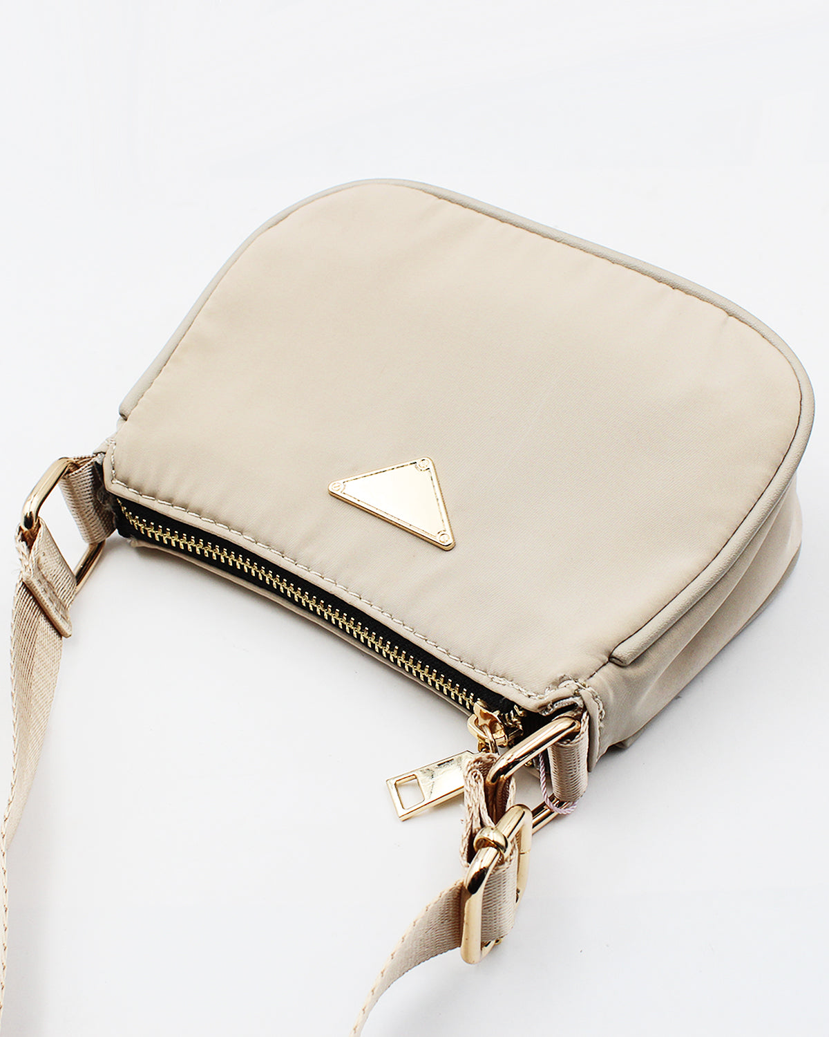 Petite Microfiber Crossbody Bag with Nylon Strap – Sam Moon