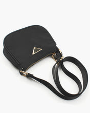 Load image into Gallery viewer, Petite Microfiber Crossbody Bag with Nylon Strap

