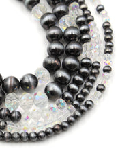Load image into Gallery viewer, Navajo Pearl Multiple Layered Necklace with AB Beads
