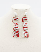 Load image into Gallery viewer, Baseball LOVE Game Day Earrings
