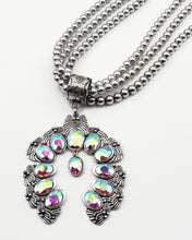 Load image into Gallery viewer, Southwestern Squash Blossom Statement Necklace Set
