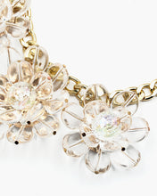Load image into Gallery viewer, Lucite Flower Statement Necklace Set
