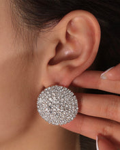 Load image into Gallery viewer, Rhinestone Button Earrings
