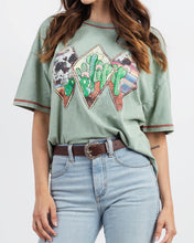 Load image into Gallery viewer, Cactus Print Oversized Tee
