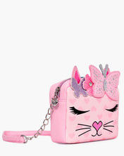 Load image into Gallery viewer, Miss Bella Heart Print Kitty Crossbody
