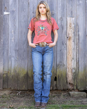 Load image into Gallery viewer, Arrow Print Tee with Beads
