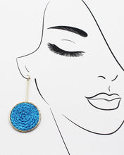 Load image into Gallery viewer, Knitted Circle Dangle Earrings

