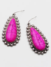 Load image into Gallery viewer, Stone Dangle Earrings
