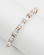 Load image into Gallery viewer, Oval CZ Stone Tennis Bracelet

