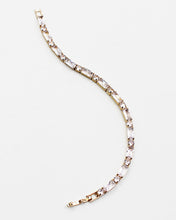Load image into Gallery viewer, Rectangular CZ Stone Tennis Bracelet
