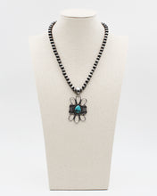 Load image into Gallery viewer, Southwestern Pendant Necklace with Metal Beads
