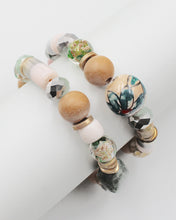 Load image into Gallery viewer, Ceramic Beaded Double Layered Bracelet
