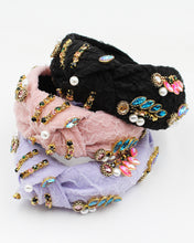 Load image into Gallery viewer, Jeweled Lace Organza Headband
