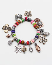 Load image into Gallery viewer, Flower Western Charm Stretch Bracelet
