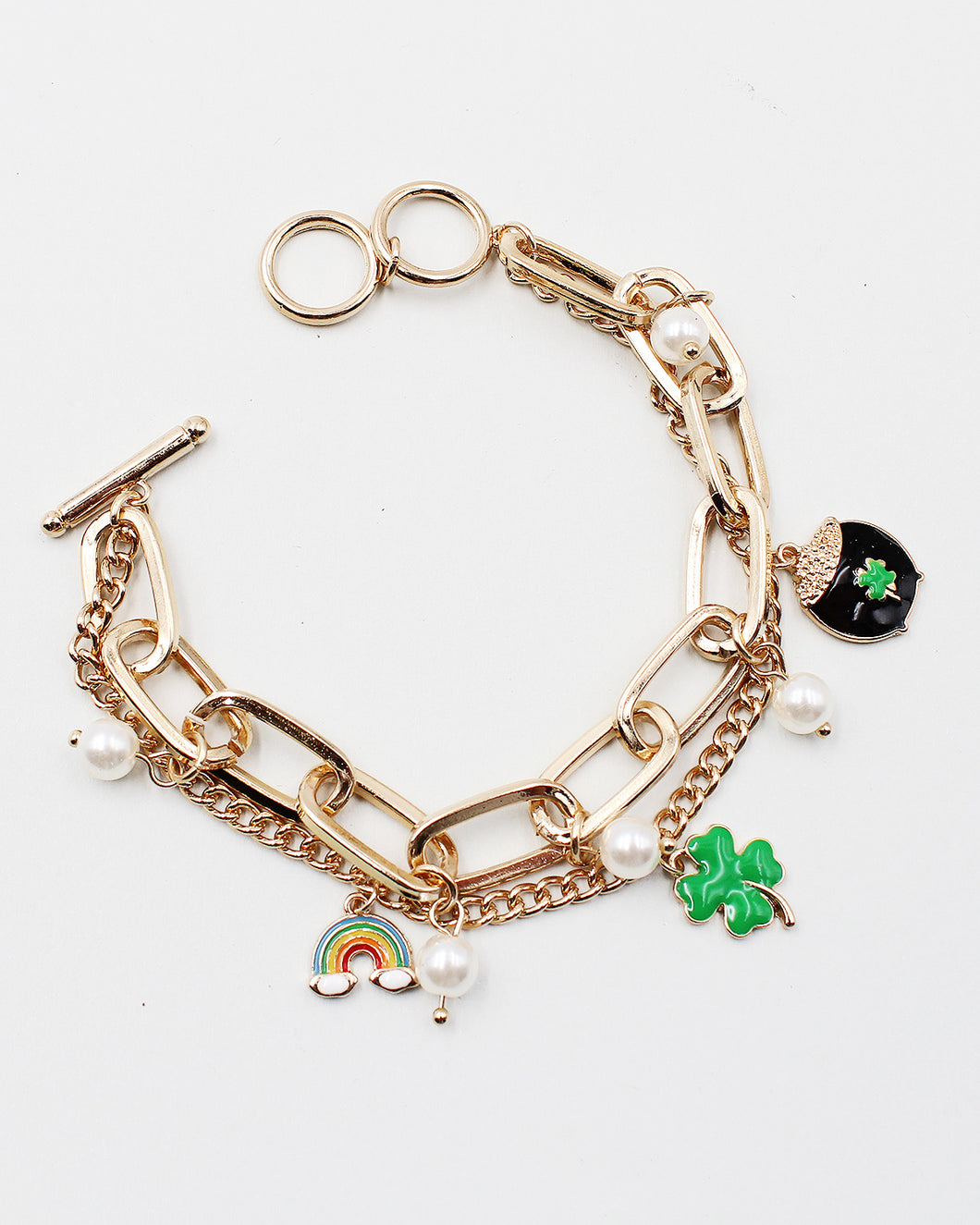 POTS OF LUCK Theme Assorted Charm Bracelet