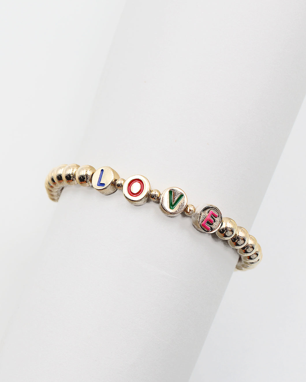 LOVE Word Bead Bracelet
