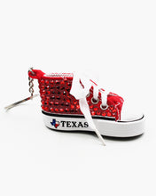 Load image into Gallery viewer, TEXAS High Top Canvas Shoes with Crystals
