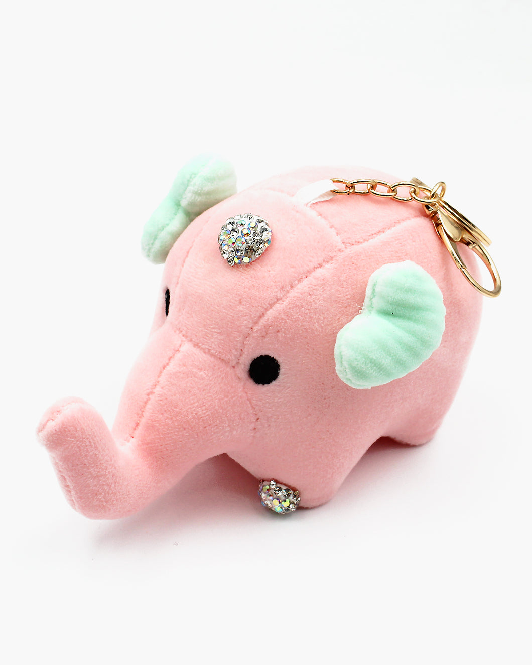 Pink Elephant Key Chain Holder