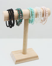 Load image into Gallery viewer, Triple Layered Faceted Crystal Bracelet
