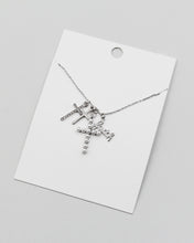 Load image into Gallery viewer, FAITH &amp; Cross Delicate Chain Pendant Necklace
