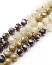 Load image into Gallery viewer, 60&quot; Knotted Faceted Crystal Beads
