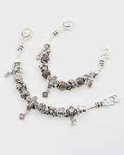 Load image into Gallery viewer, Multiple Metal Bead Bracelet with Tiny Charms
