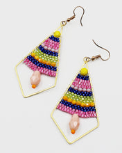 Load image into Gallery viewer, Seed Beaded Hand Crafted Earrings

