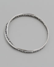 Load image into Gallery viewer, Lord&#39;s Prayer Bangle Bracelet
