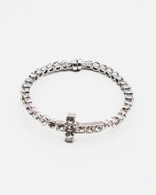Load image into Gallery viewer, Side Cross Crystal Bangle

