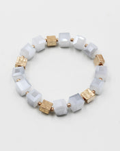 Load image into Gallery viewer, Square Cut Crystal Stretch Bracelet
