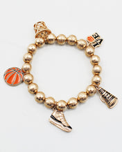 Load image into Gallery viewer, BASKETBALL Game Day Theme Stretch Bracelet

