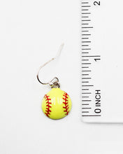 Load image into Gallery viewer, Softball Dangle Earrings
