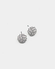 Load image into Gallery viewer, Volleyball Crystal Stone Stud Earrings
