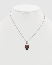 Load image into Gallery viewer, Football Crystal Pendant Necklace
