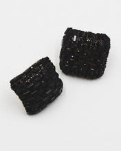 Load image into Gallery viewer, Square Jumbo Sparkle Stud Earrings
