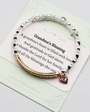 Load image into Gallery viewer, &#39;GRANDMOTHER&#39; Inspirational Quote Bracelet
