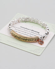 Load image into Gallery viewer, &#39;GRANDMOTHER&#39; Inspirational Quote Bracelet
