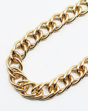 Load image into Gallery viewer, Shiny Bold Golden Double Link Chain Necklace

