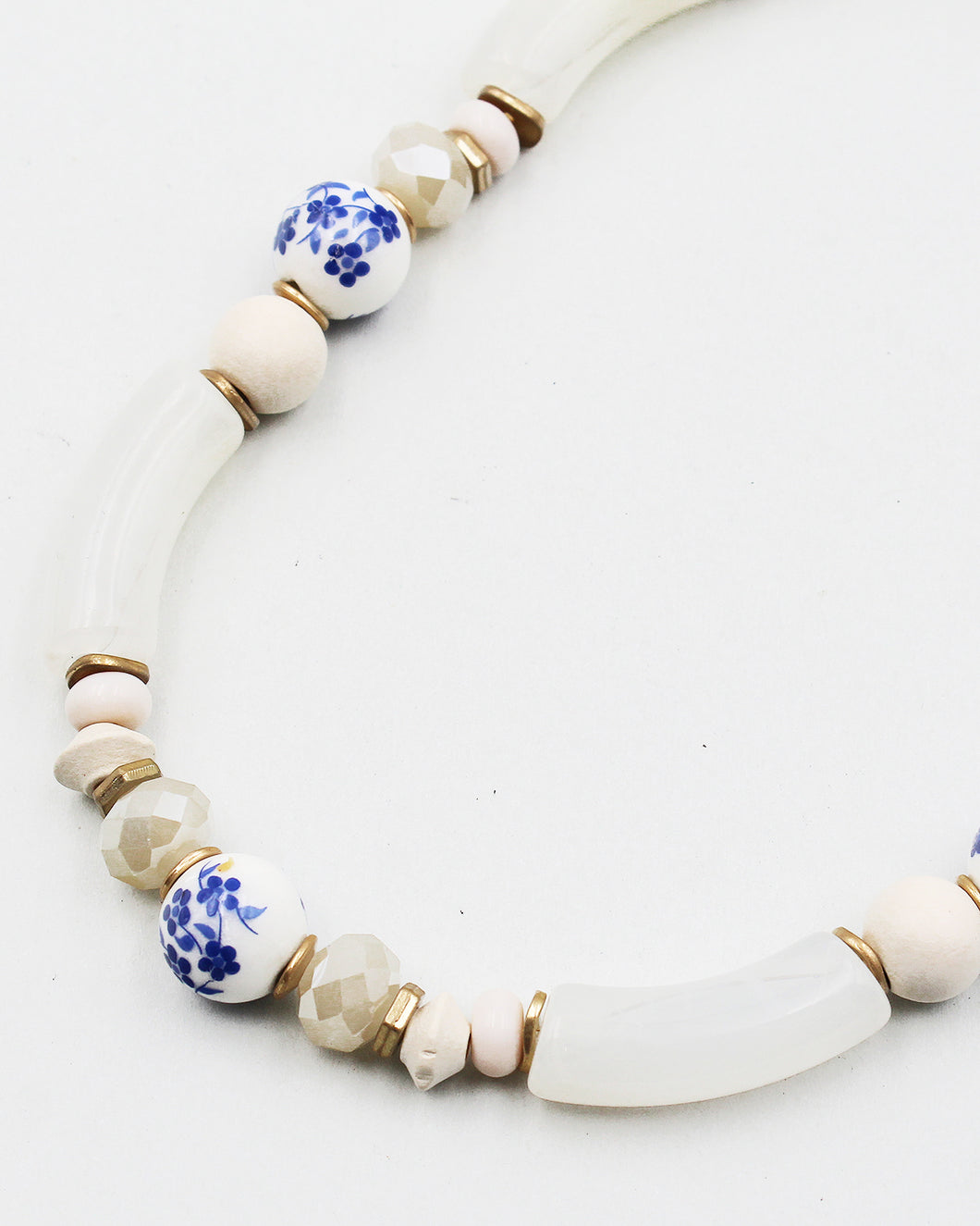 Ceramic Stone Mix Necklace