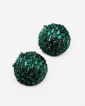 Load image into Gallery viewer, Round Jumbo Sparkle Stud Earrings
