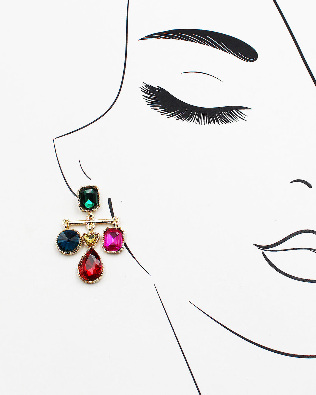 Bejeweled Dangle Earrings