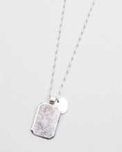 Load image into Gallery viewer, Matt Metal Tag Necklace
