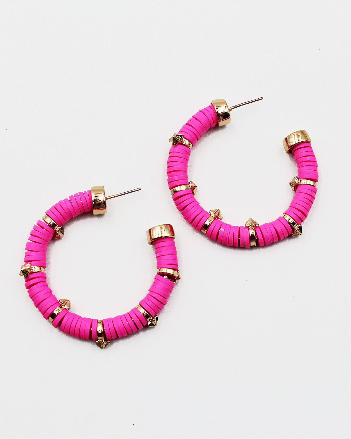 Heishi Bead Open End Hoop Earrings – Sam Moon Trading
