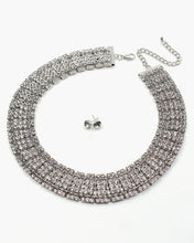 Load image into Gallery viewer, Sparkling After 5 Rhinestone Necklace Set
