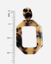 Load image into Gallery viewer, Tortoise Shell Dangle Earrings
